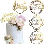 Cake Topper & Candle (Random Design)