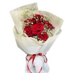 Fresh Red Rose Bouquet - Image 7