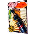 Snack Platter With Wine Bottle