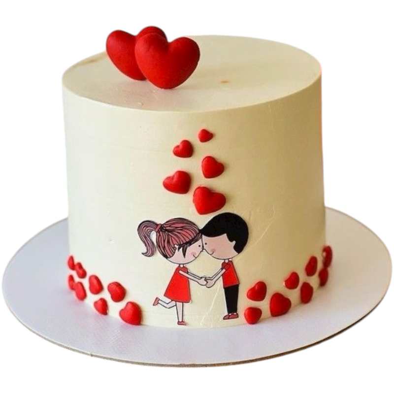 Cutie couple cake