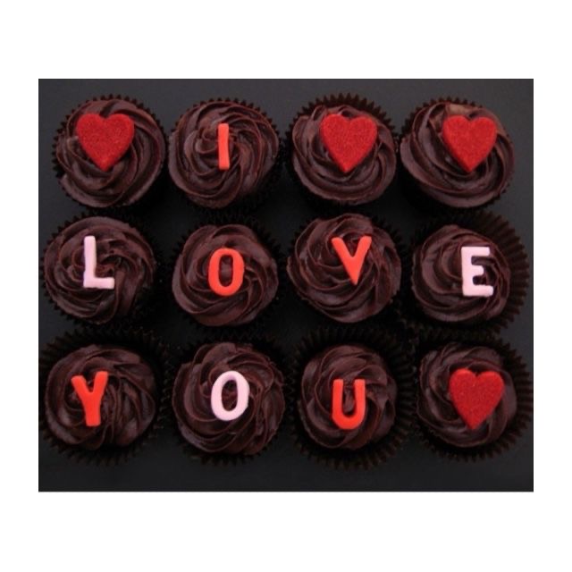I Love You - Cupcakes
