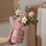 Pink flowers for her