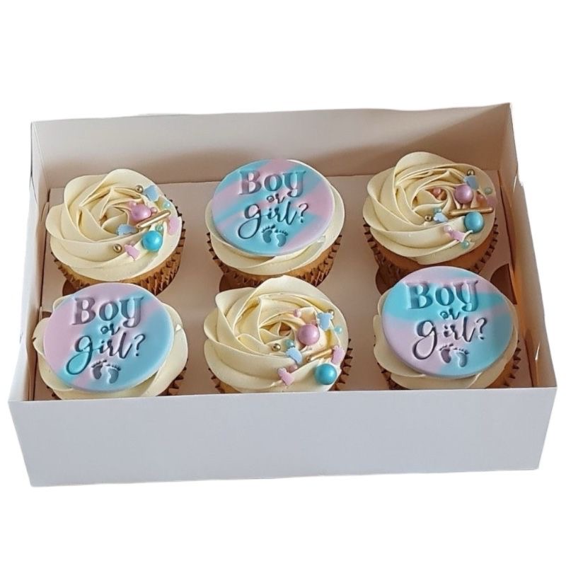 Gender Reveal Cupcakes