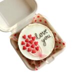 Bouquet of hearts bento cake