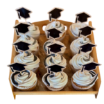 Twelve Graduation Theme Cupcakes - 1